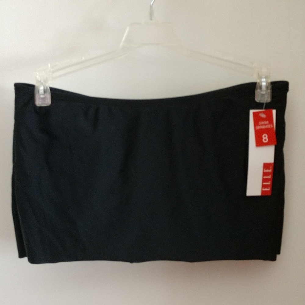 MSRP =$40 NWT Designer ELLE MACPHERSON STRAIGHT SKIRT Bikini Bottom Elle